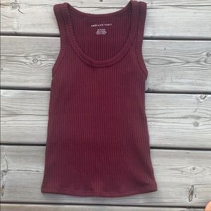 NWT American Eagle Basic Burgundy Tank size XS